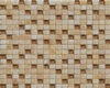 Brown & white tile floor
