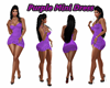 Purple Mini Dress