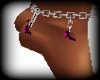 Pink Butterfly Anklet