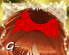 G- Hair Bow, Red