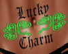 Lucky Charm Belly Tattoo