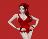 Vampire red bodysuit
