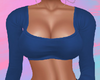 Crop Top Blue