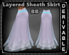 Layered Sheath Skirt BB