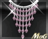 *MG*Pink Beads Necklaces
