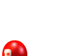 Red ball lette R animate