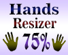 Hands Resizer Scaler 75%