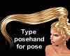 hair windy tail gold