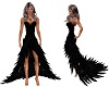 Black Feather  Dress