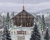 christmas mountain cabin