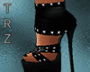 TRZ-Black Platform Shoes