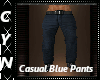 Casual Blue Pants