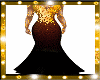 Gold/Black Glitter Gown