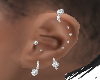 RR Silver Ear Piercing L