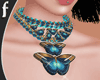 F* Butterfly Necklace