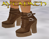 #Anklet Brown Boots