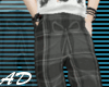 xjo|plaid shorts grey