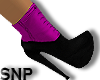 snp,, purple shoes