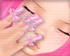 ! pink charm nails