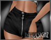 [BGD]Zipper Shorts-Black