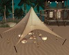 tent beach island