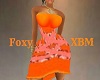 Xbm Foxy orange dress