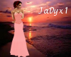 Coral Corset Long Gown