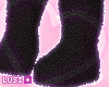 ♥ Cold Black Boots