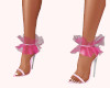 PINK RUFFLE HEELS