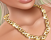 M I Gold Chain Necklace