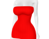 shiny red dress