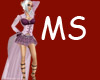 MS Purple Corset Dress
