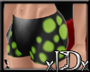 xIDx Green Dotty Shorts2