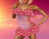 pink flowerr dress