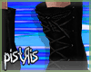 Old Leather Boots -Black