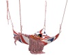 England poses hammock