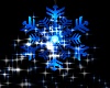 ~CR~Blue X-Mas Snowflake