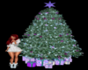 Teal PurpleChristmasTree
