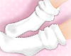 ! fuzzy socks white
