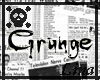 Zombie -Grunge Words