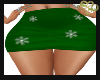 Green Snowflake Skirt