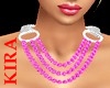 *k* Pink Pearls & Silver