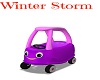 purple toy car