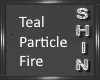 Teal Particle Fire