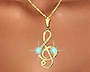 Musical Note Necklace
