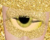 Gold Glittery Eye