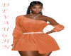 MONAE ;PEACH DRESS