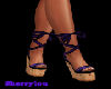 Purple String Heels