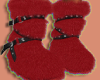 dark red faux