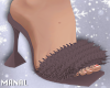 coffee fur heels